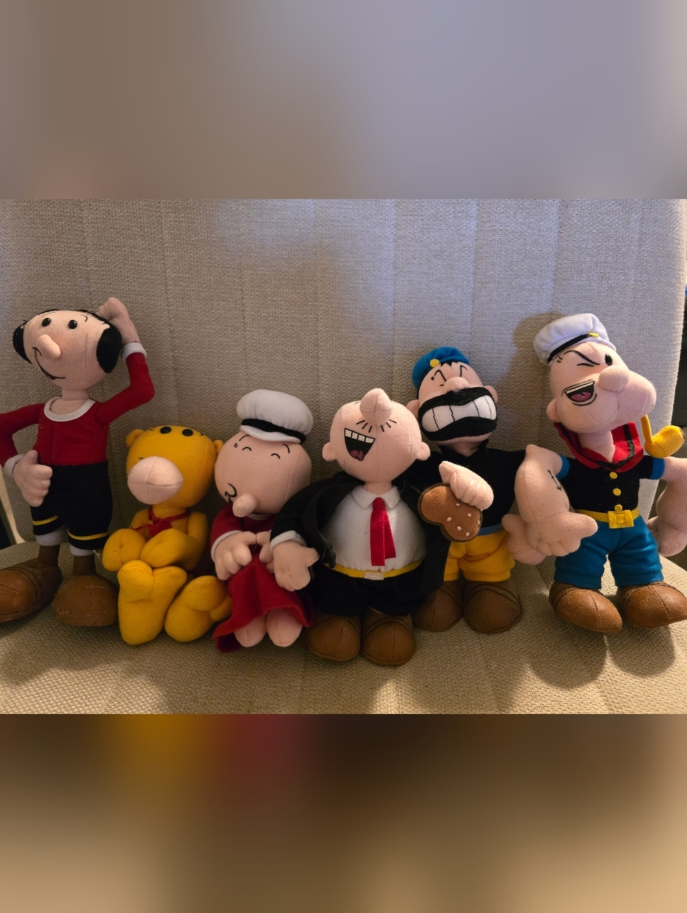 Popeye & Friends COMPLETE SET ALL 6 Characters 1999 Limited Edition Classic VTG